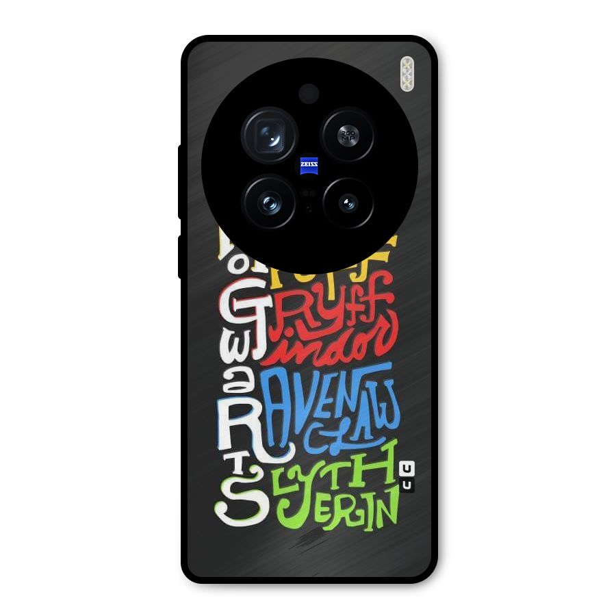 Four Colored Homes Metal Back Case for Vivo X200 Pro