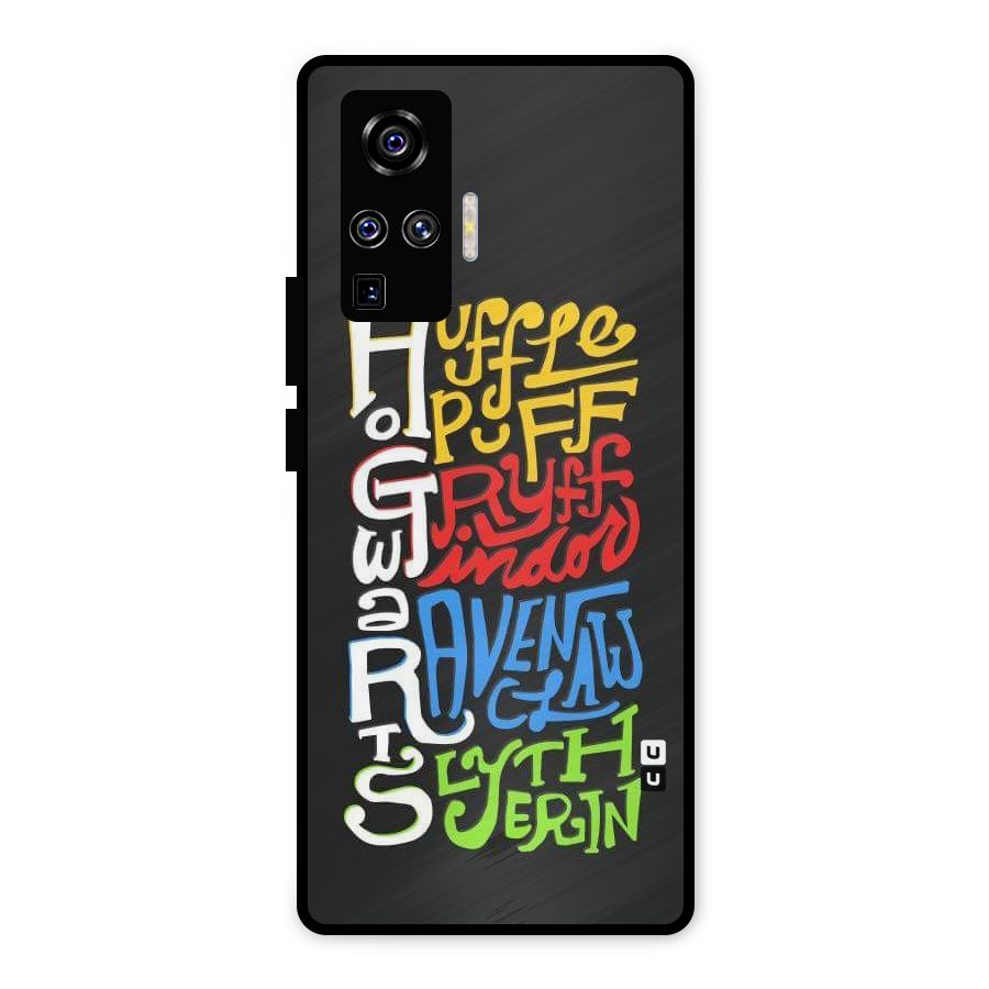 Four Colored Homes Metal Back Case for Vivo X50 Pro