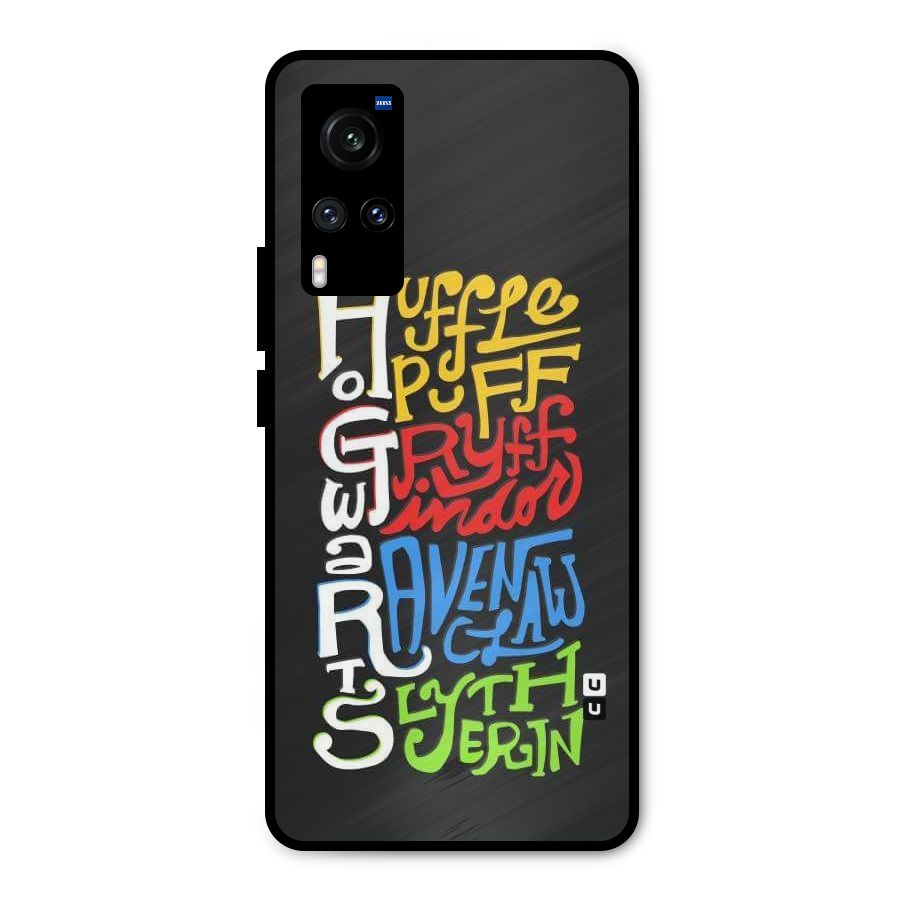 Four Colored Homes Metal Back Case for Vivo X60