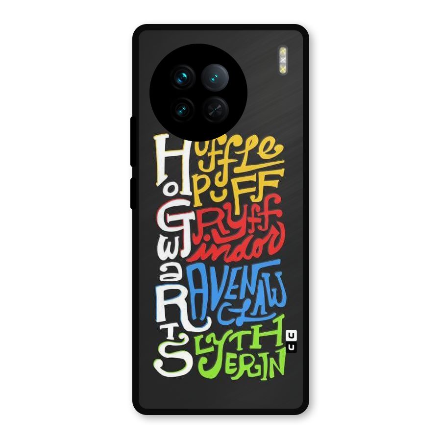 Four Colored Homes Metal Back Case for Vivo X90