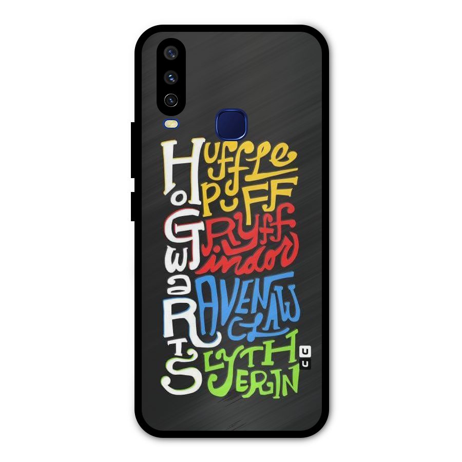 Four Colored Homes Metal Back Case for Vivo Y15