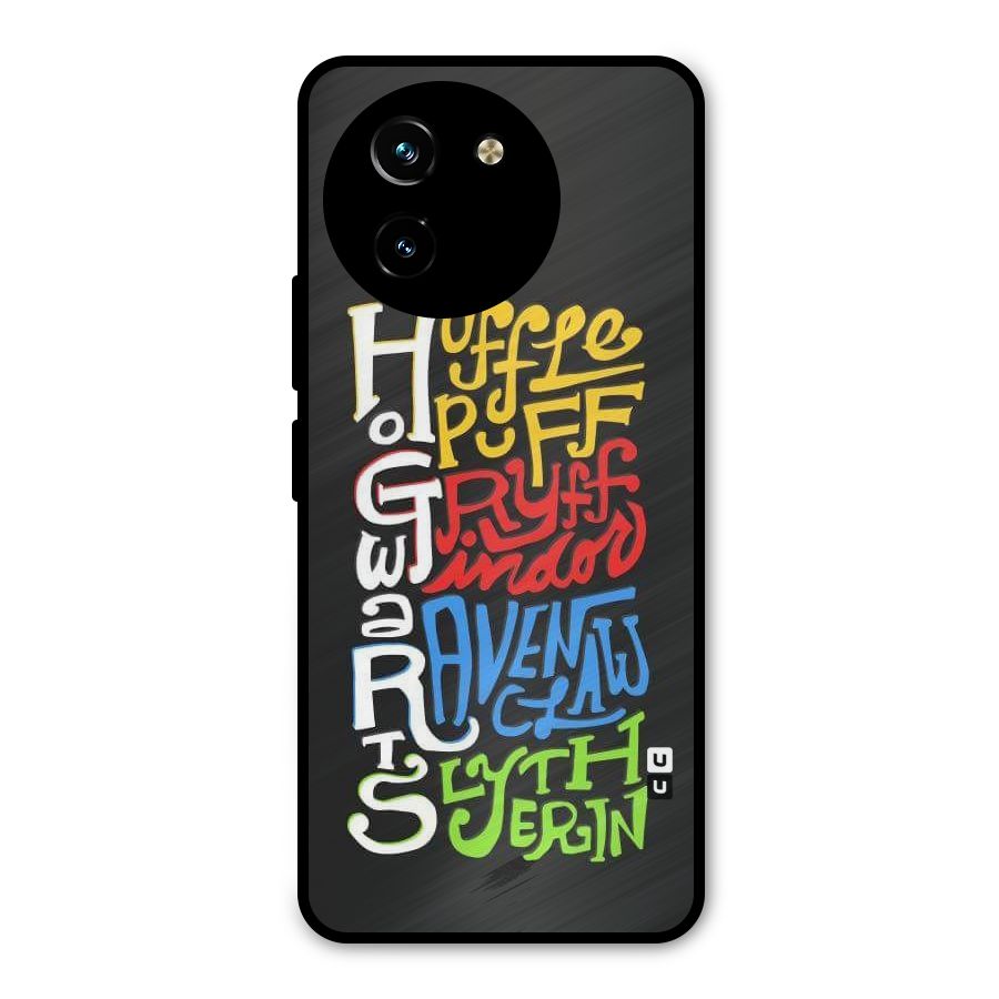 Four Colored Homes Metal Back Case for Vivo Y200i