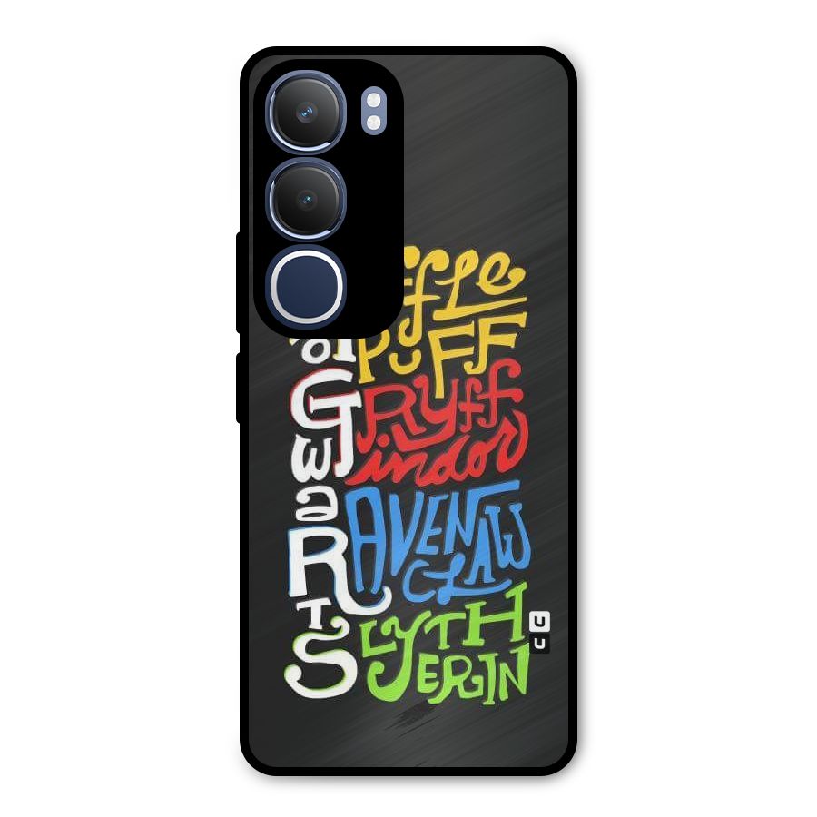 Four Colored Homes Metal Back Case for Vivo Y29