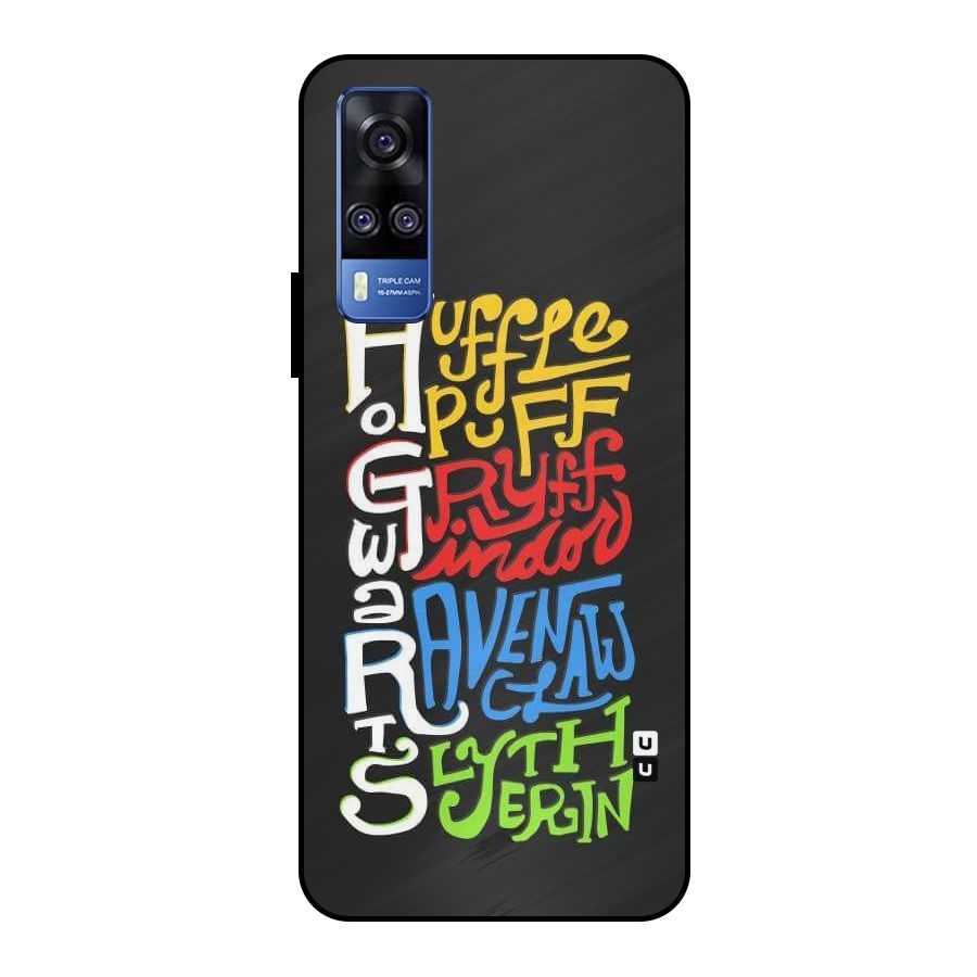 Four Colored Homes Metal Back Case for Vivo Y51