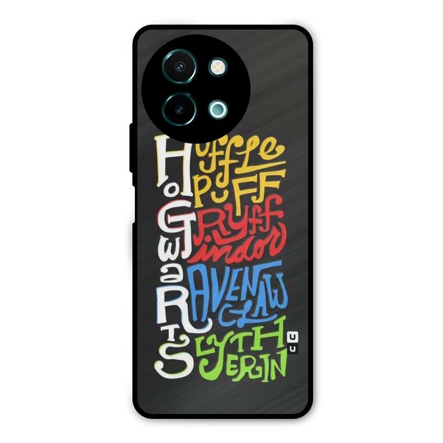 Four Colored Homes Metal Back Case for Vivo Y58