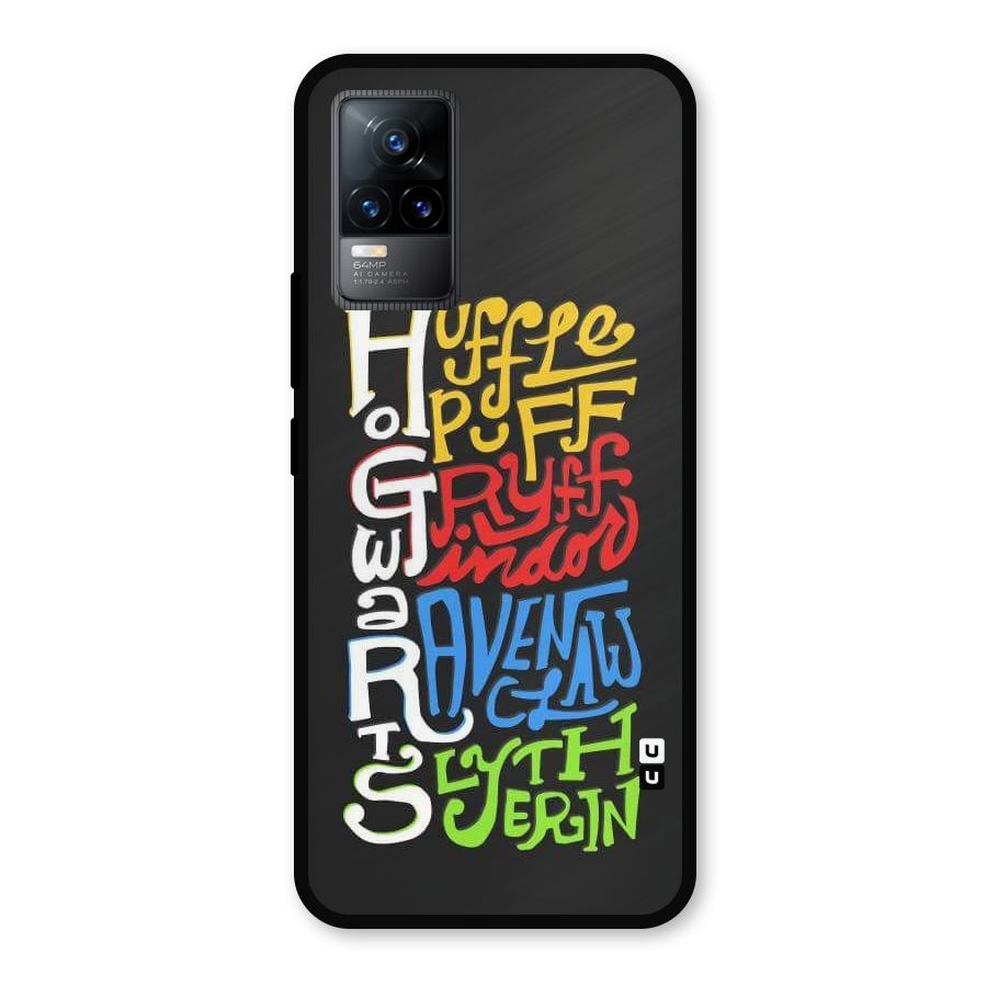 Four Colored Homes Metal Back Case for Vivo Y73