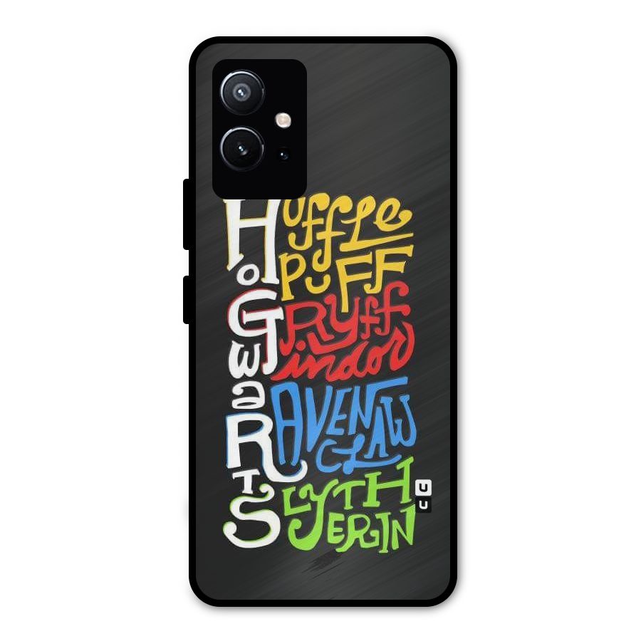 Four Colored Homes Metal Back Case for Vivo Y75 5G