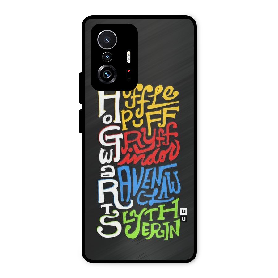 Four Colored Homes Metal Back Case for Xiaomi 11T Pro