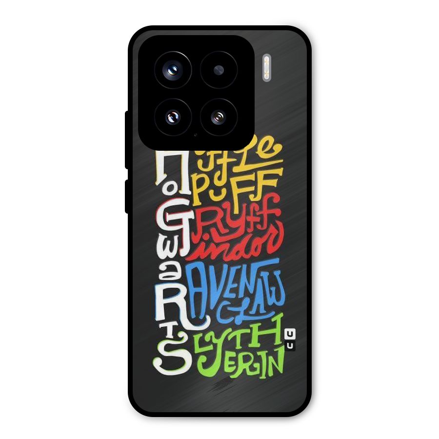 Four Colored Homes Metal Back Case for Xiaomi 15