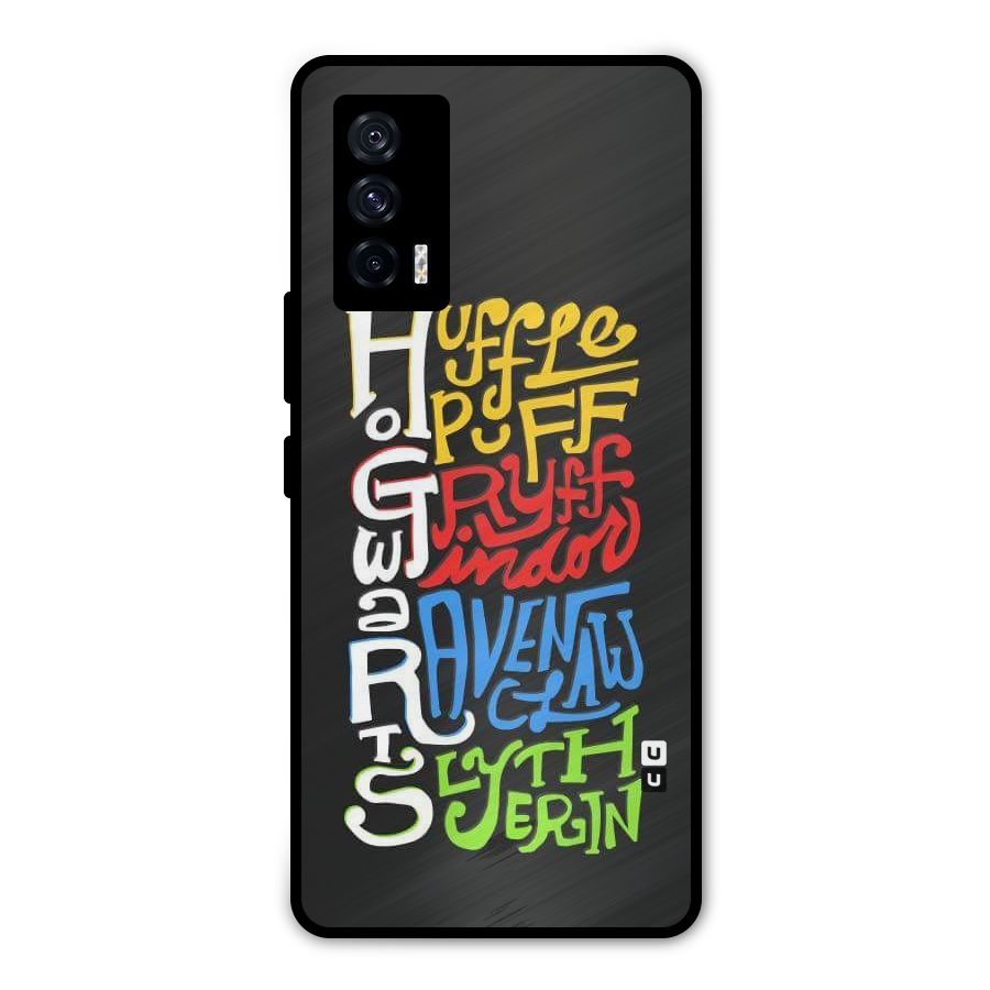 Four Colored Homes Metal Back Case for iQOO 7 5G