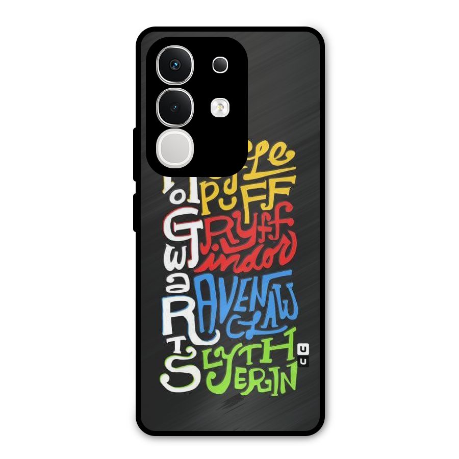 Four Colored Homes Metal Back Case for iQOO Z10x