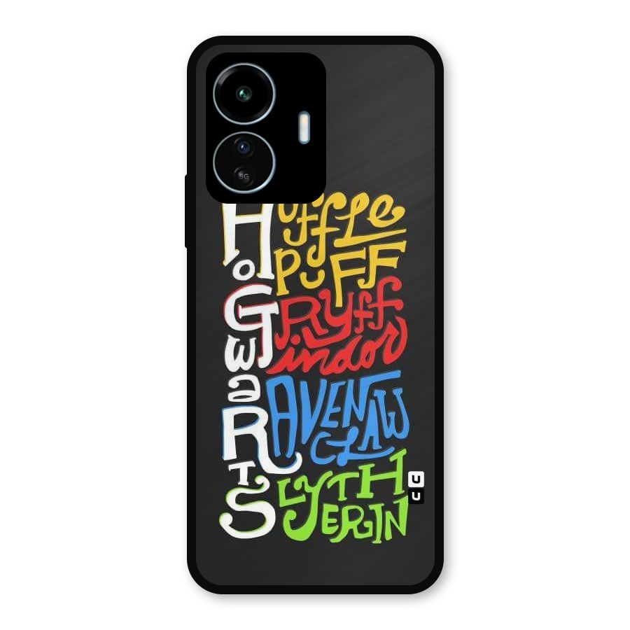 Four Colored Homes Metal Back Case for vivo iQOO Z6 Lite 5G