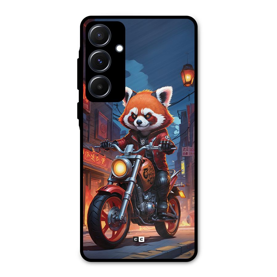 Fox Rider Metal Back Case for Galaxy A55
