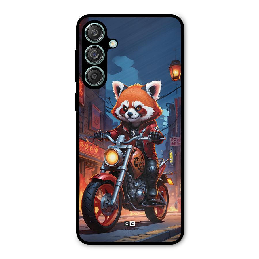 Fox Rider Metal Back Case for Galaxy M55 5G