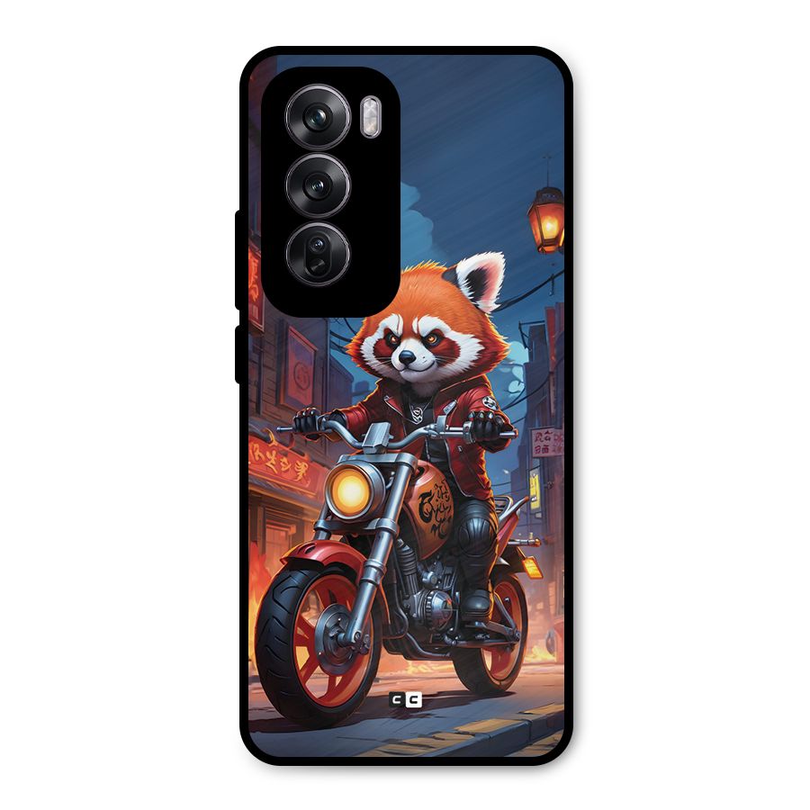 Fox Rider Metal Back Case for Oppo Reno12 Pro