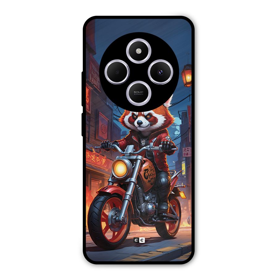 Fox Rider Metal Back Case for Poco C75 5G