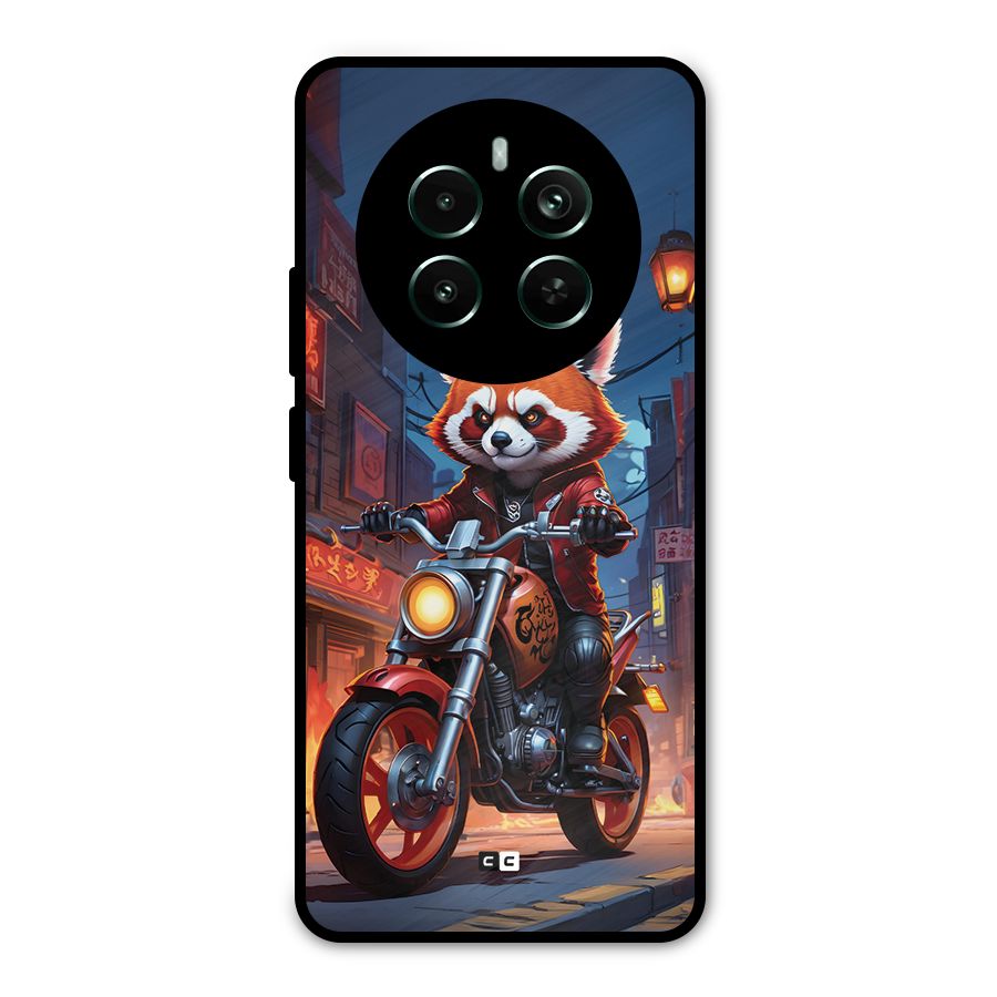 Fox Rider Metal Back Case for Realme 12 Pro Plus