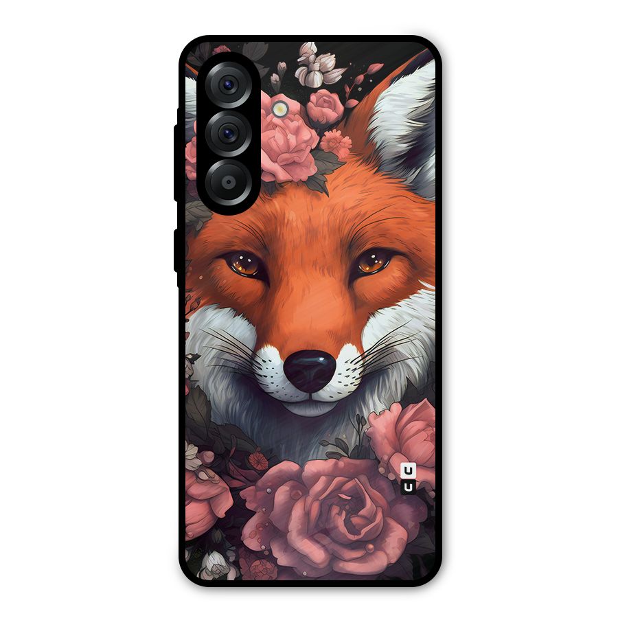 Fox and Roses Metal Back Case for Galaxy A36