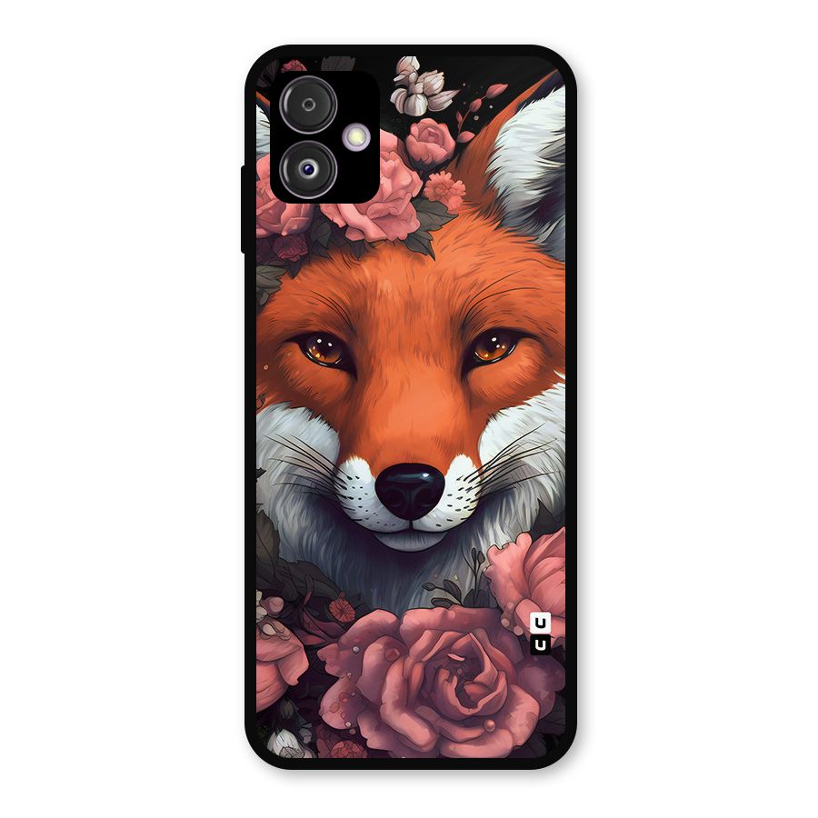Fox and Roses Metal Back Case for Galaxy F14