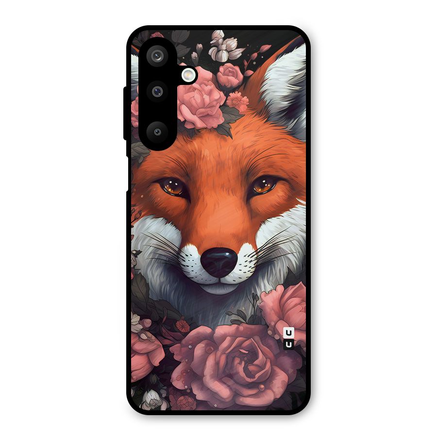 Fox and Roses Metal Back Case for Galaxy M16