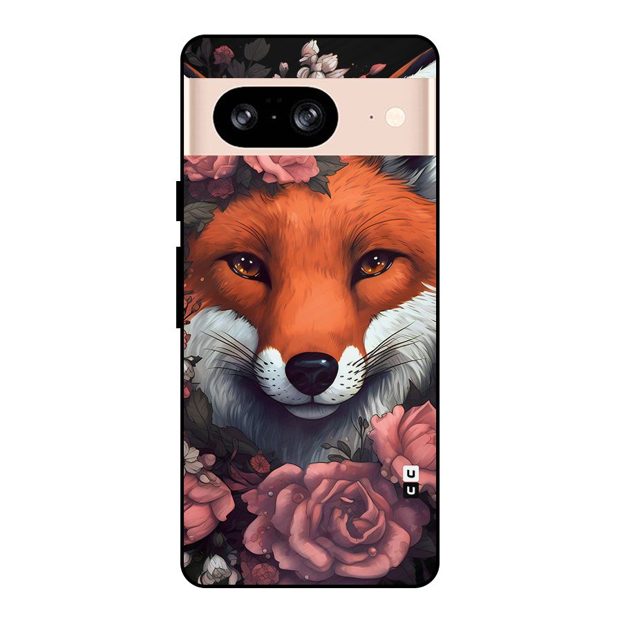 Fox and Roses Metal Back Case for Google Pixel 8