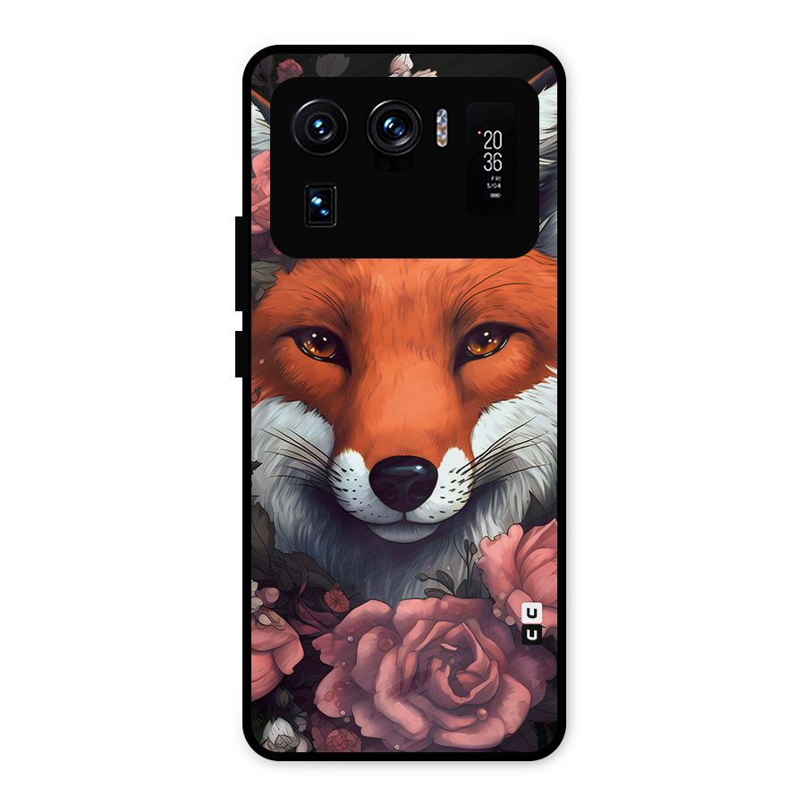 Fox and Roses Metal Back Case for Mi 11 Ultra