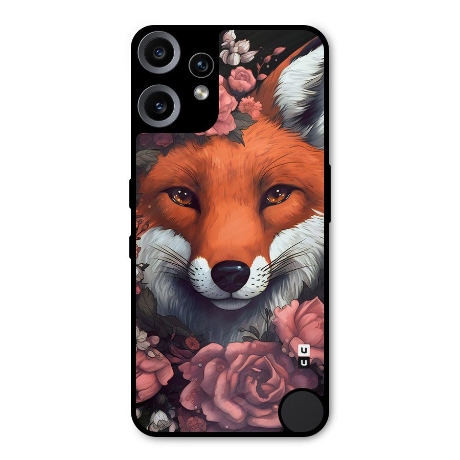 Fox and Roses Metal Back Case for Nothing CMF Phone 2 Pro