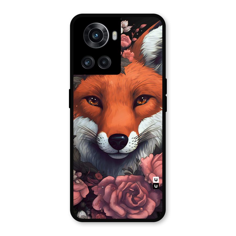 Fox and Roses Metal Back Case for OnePlus 10R