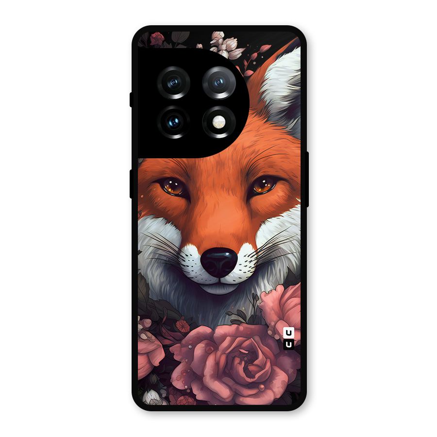 Fox and Roses Metal Back Case for OnePlus 11