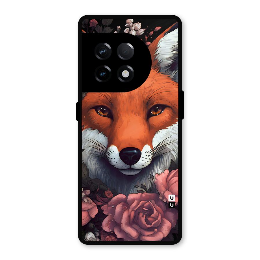 Fox and Roses Metal Back Case for OnePlus 11R