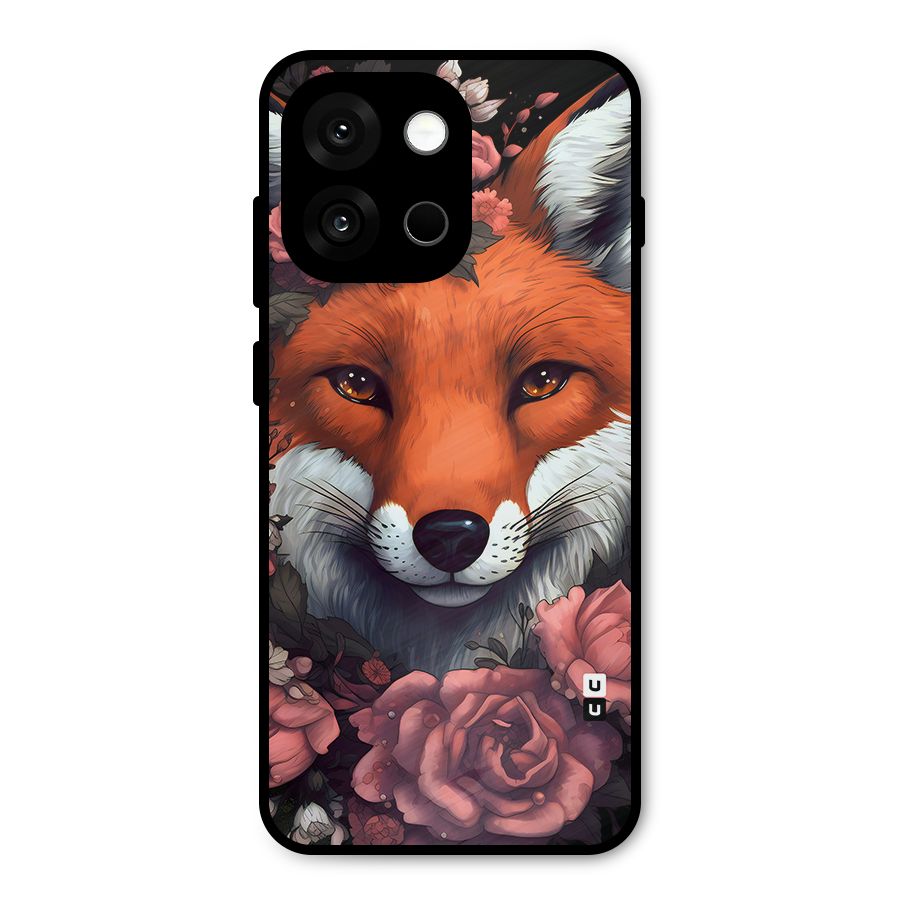 Fox and Roses Metal Back Case for OnePlus 13s