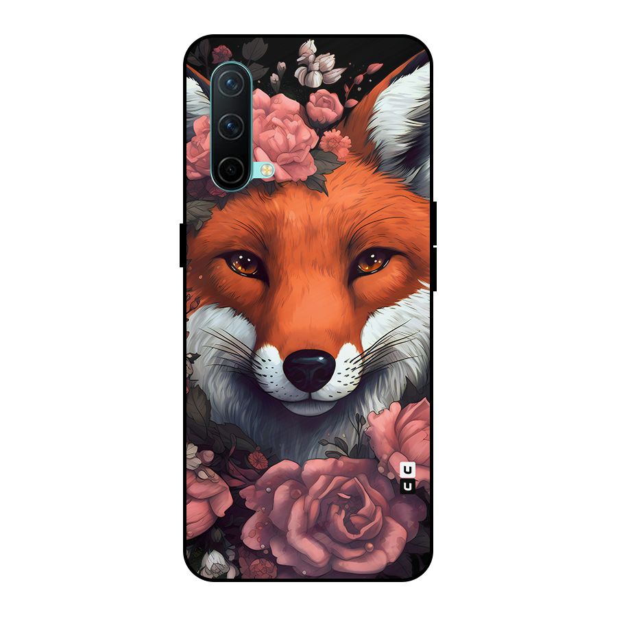 Fox and Roses Metal Back Case for OnePlus Nord CE 5G