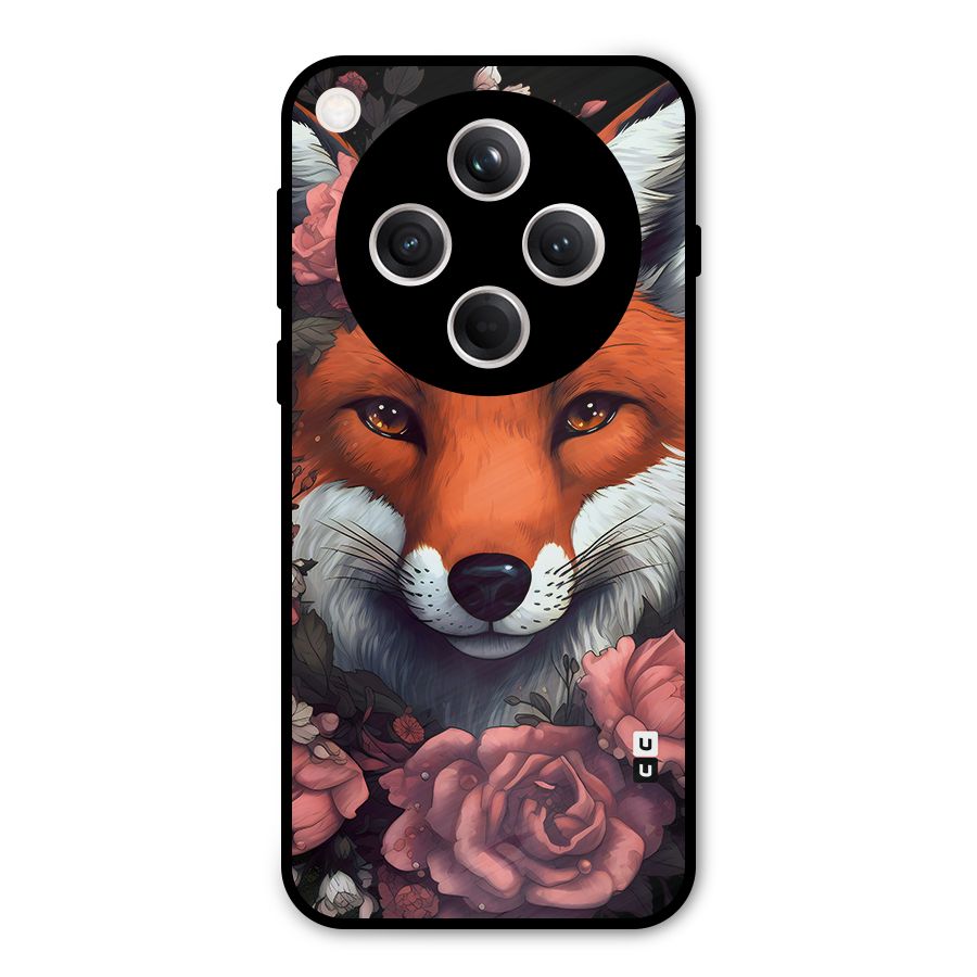 Fox and Roses Metal Back Case for Oppo Find X8
