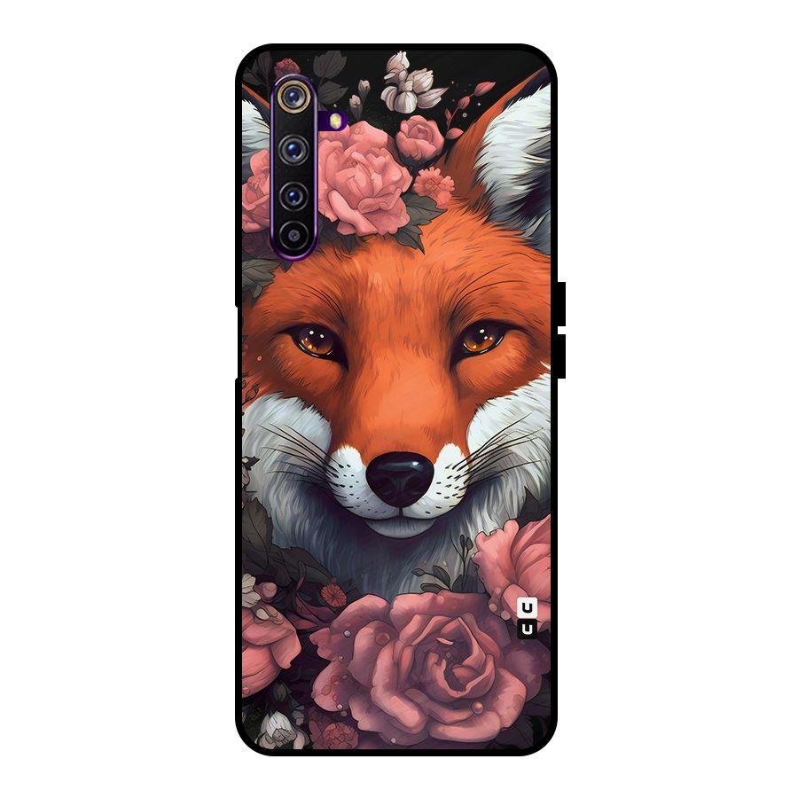 Fox and Roses Metal Back Case for Realme 6 Pro