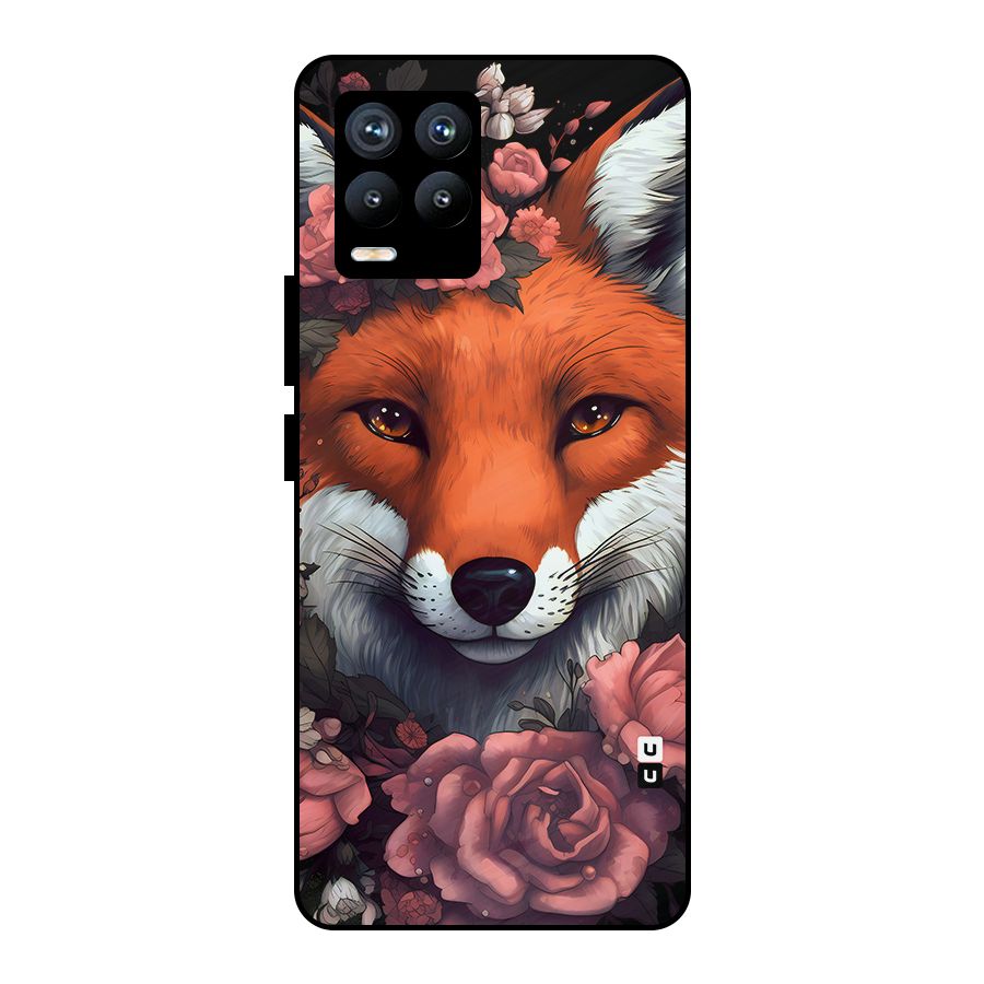 Fox and Roses Metal Back Case for Realme 8 Pro