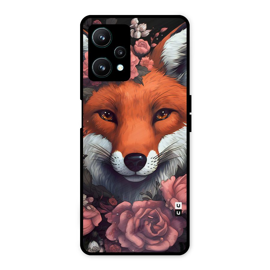 Fox and Roses Metal Back Case for Realme 9 Pro 5G