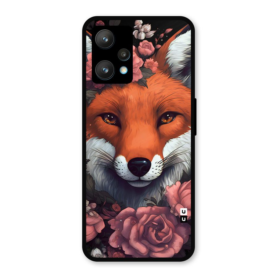 Fox and Roses Metal Back Case for Realme 9 Pro Plus 5G