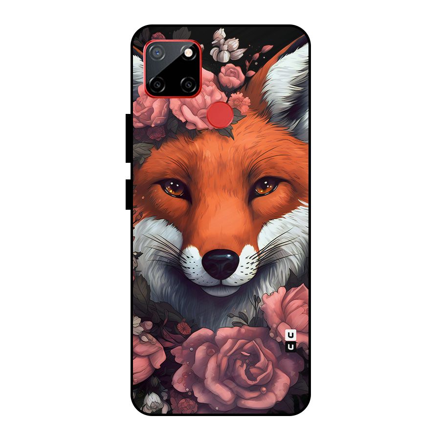 Fox and Roses Metal Back Case for Realme C12