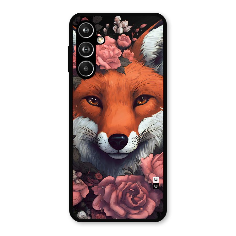 Fox and Roses Metal Back Case for Samsung Galaxy M54