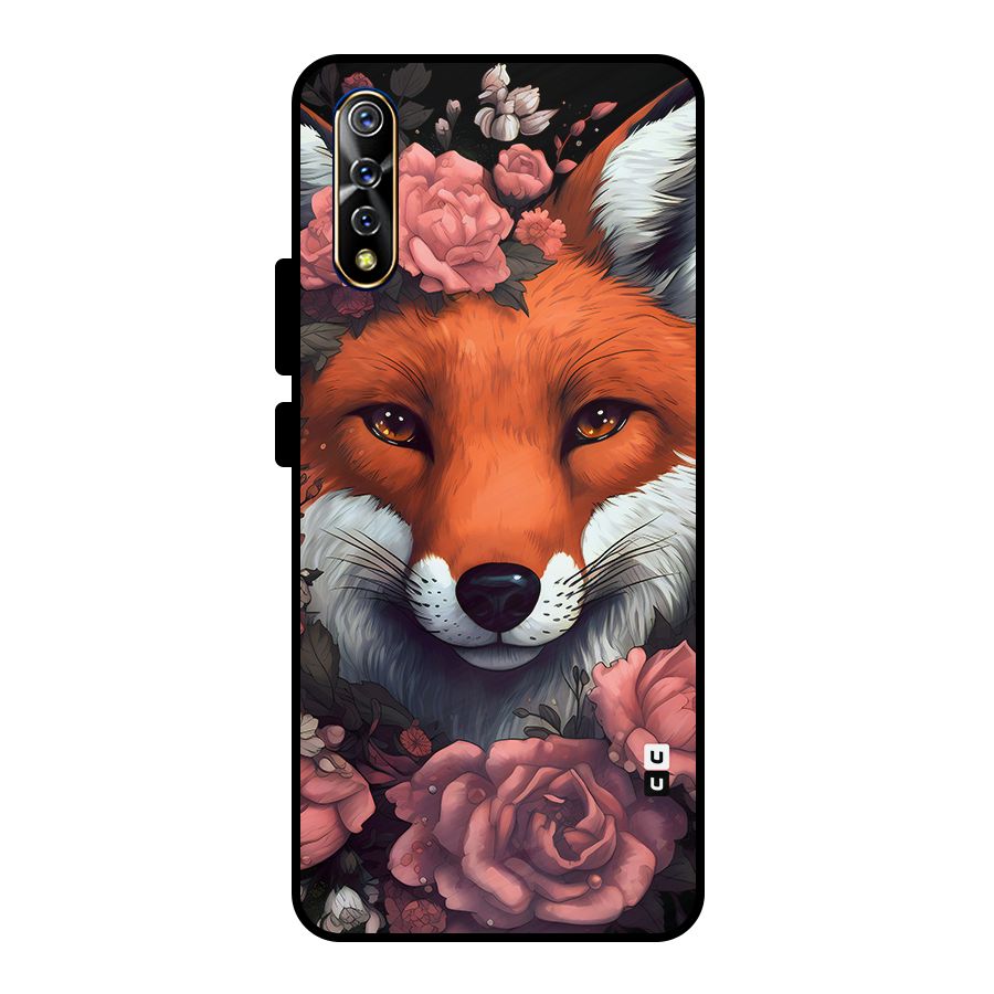 Fox and Roses Metal Back Case for Vivo S1
