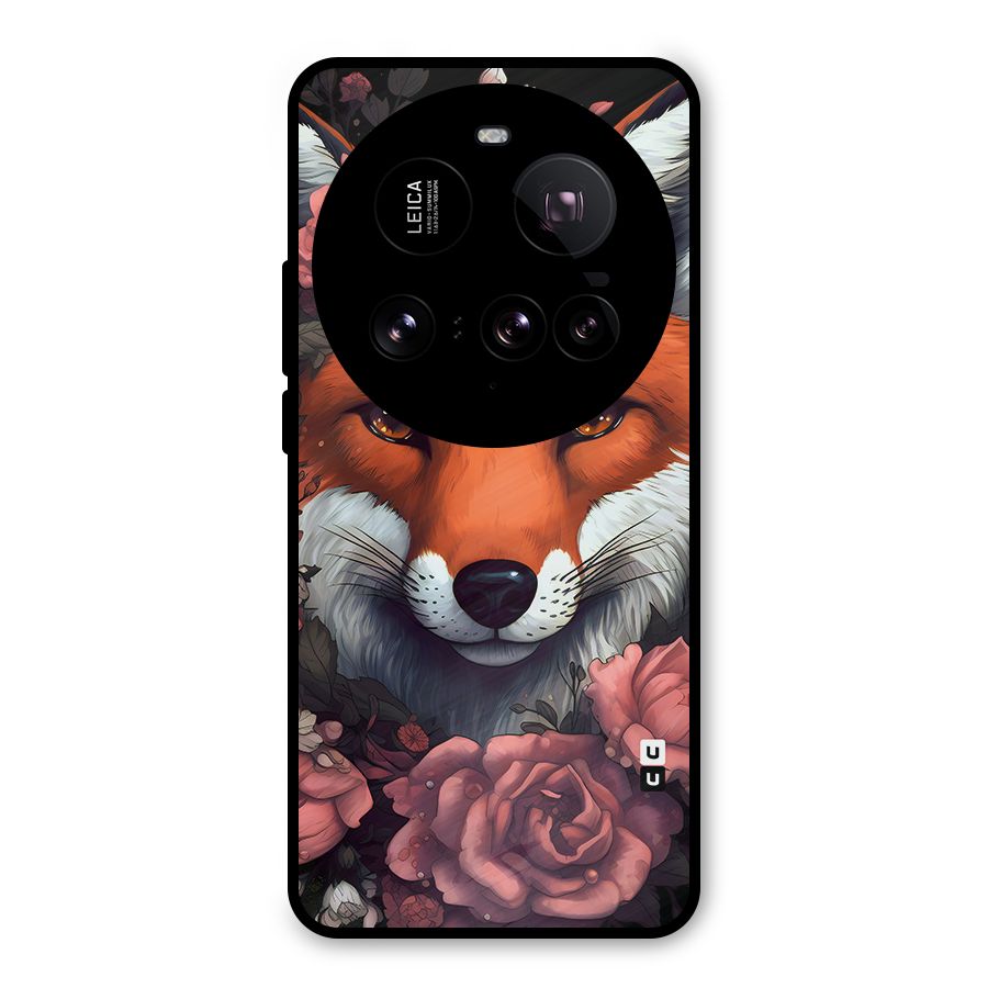 Fox and Roses Metal Back Case for Xiaomi 15 Ultra