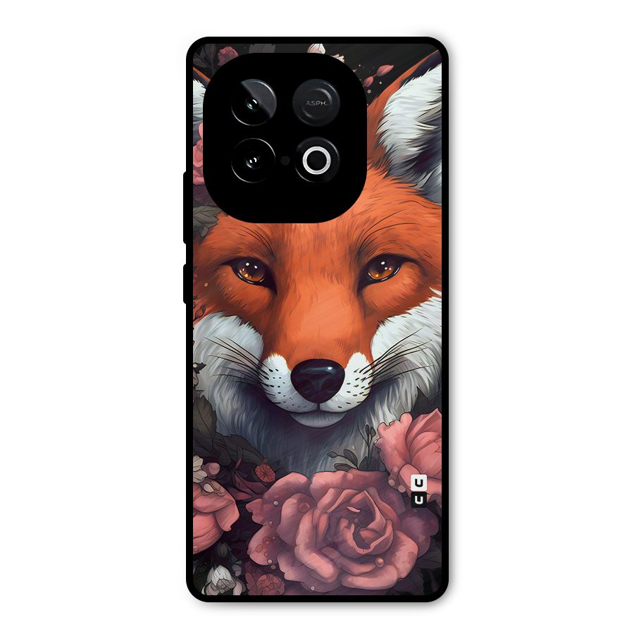 Fox and Roses Metal Back Case for iQOO Neo 10