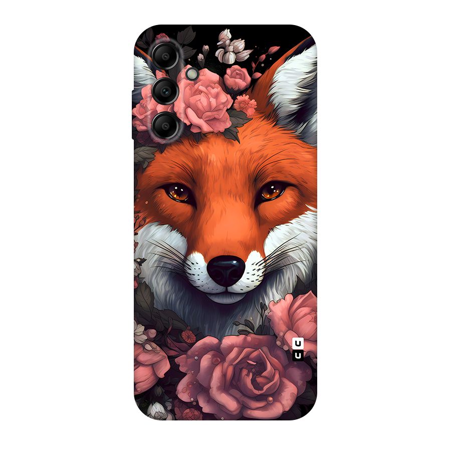 Fox and Roses Original Polycarbonate Back Case for Galaxy A14 5G