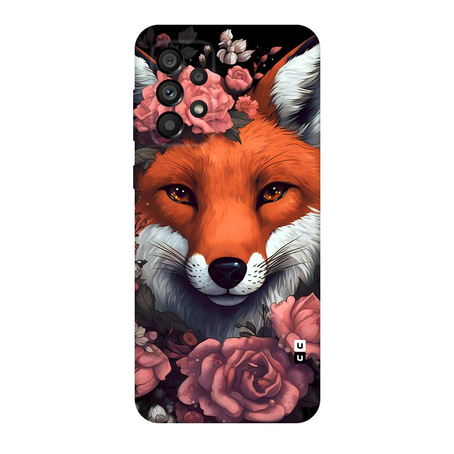 Fox and Roses Original Polycarbonate Back Case for Galaxy A73 5G