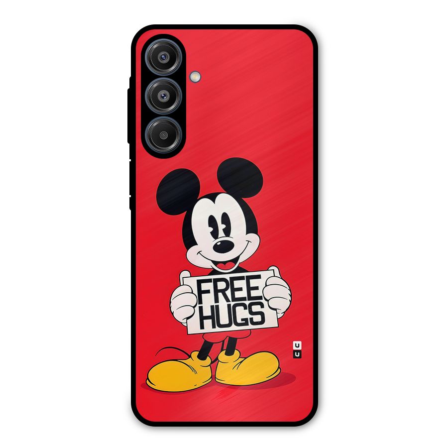 Free Hugs Metal Back Case for Galaxy A16 5G