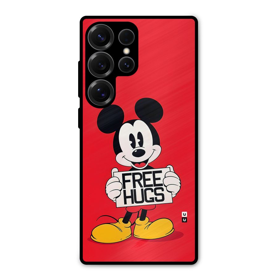 Free Hugs Metal Back Case for Galaxy S25 Ultra