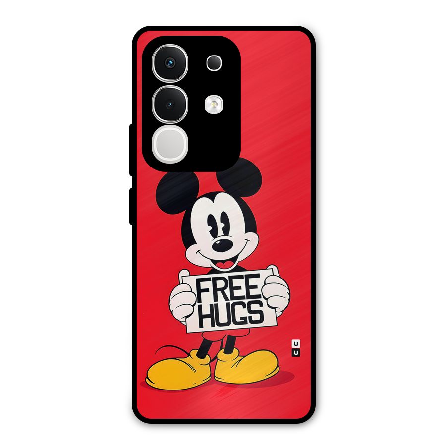 Free Hugs Metal Back Case for Vivo T4x