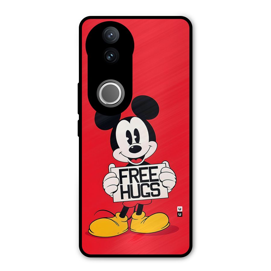 Free Hugs Metal Back Case for Vivo V50e