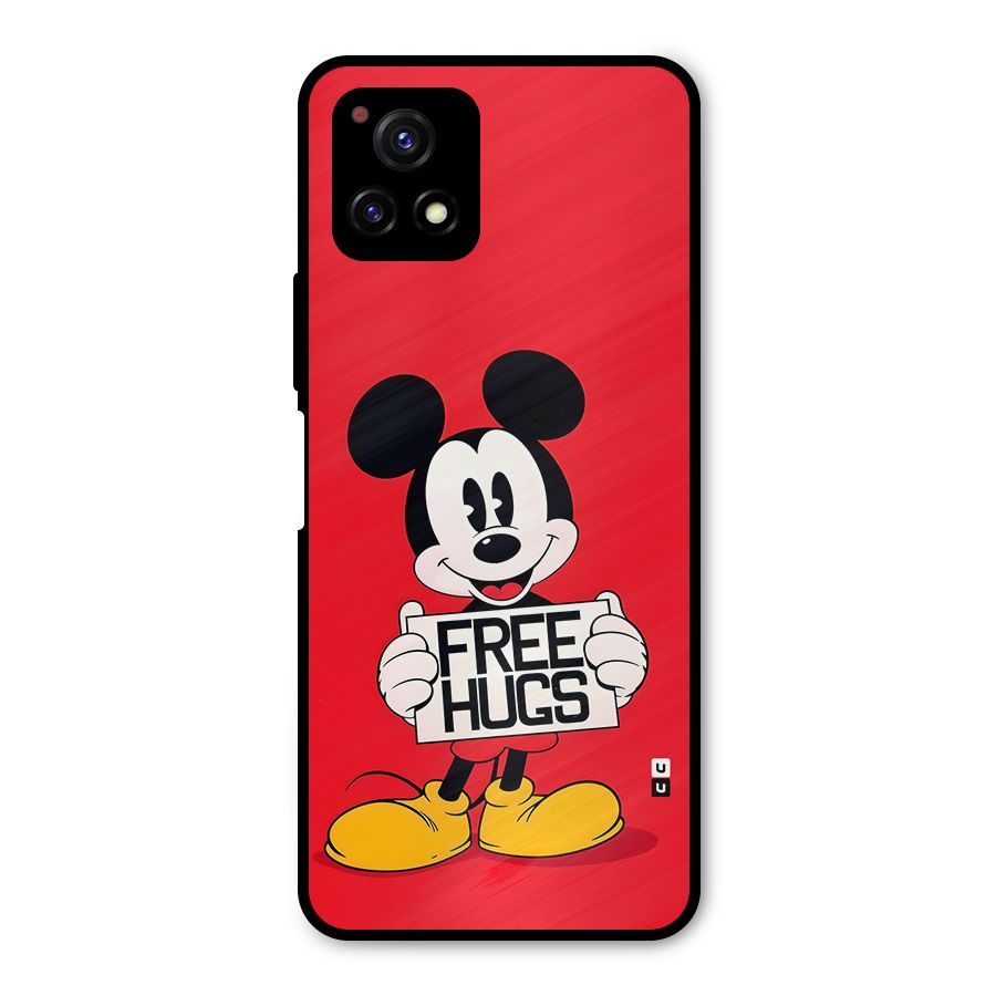 Free Hugs Metal Back Case for Vivo Y72 5G