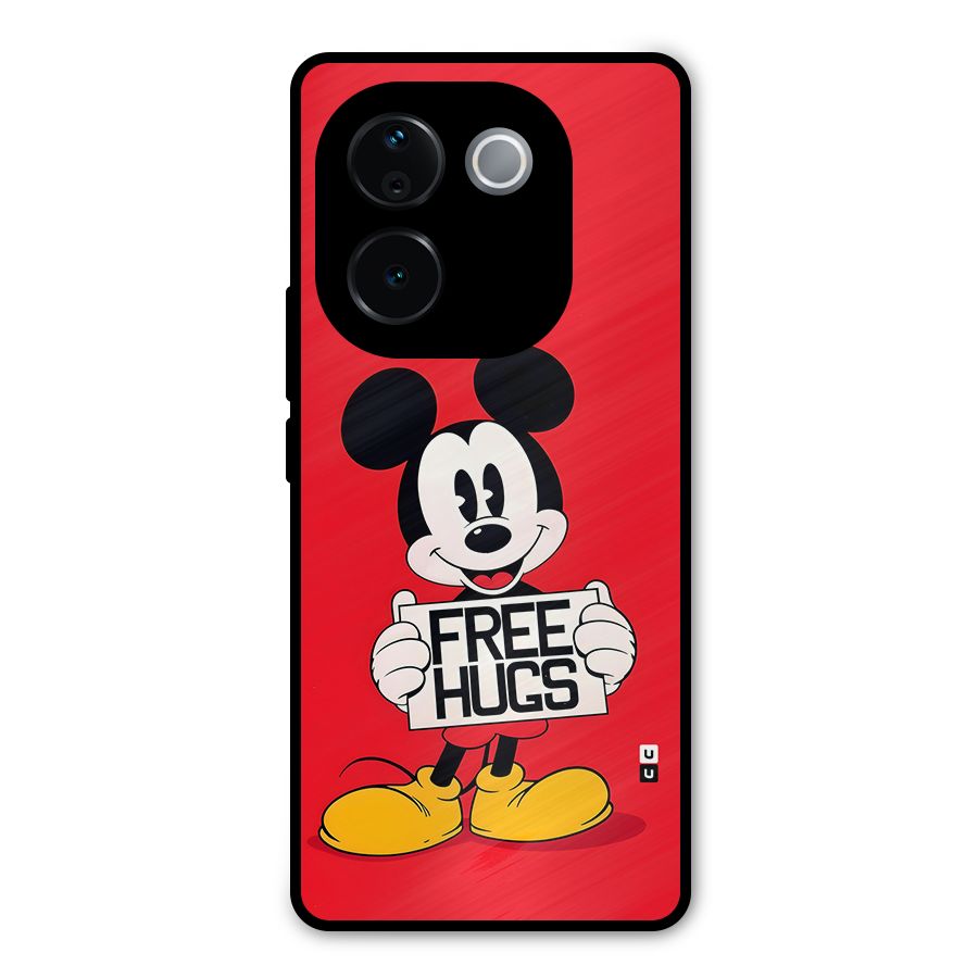 Free Hugs Metal Back Case for iQOO Z9s Pro